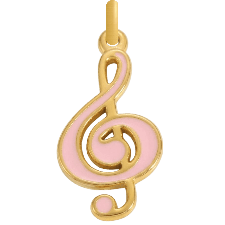 Muzieknoten - Roze