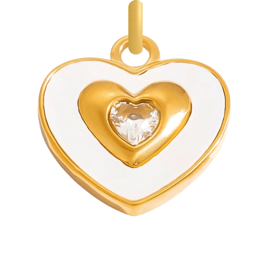 Wit Hart Met Diamant