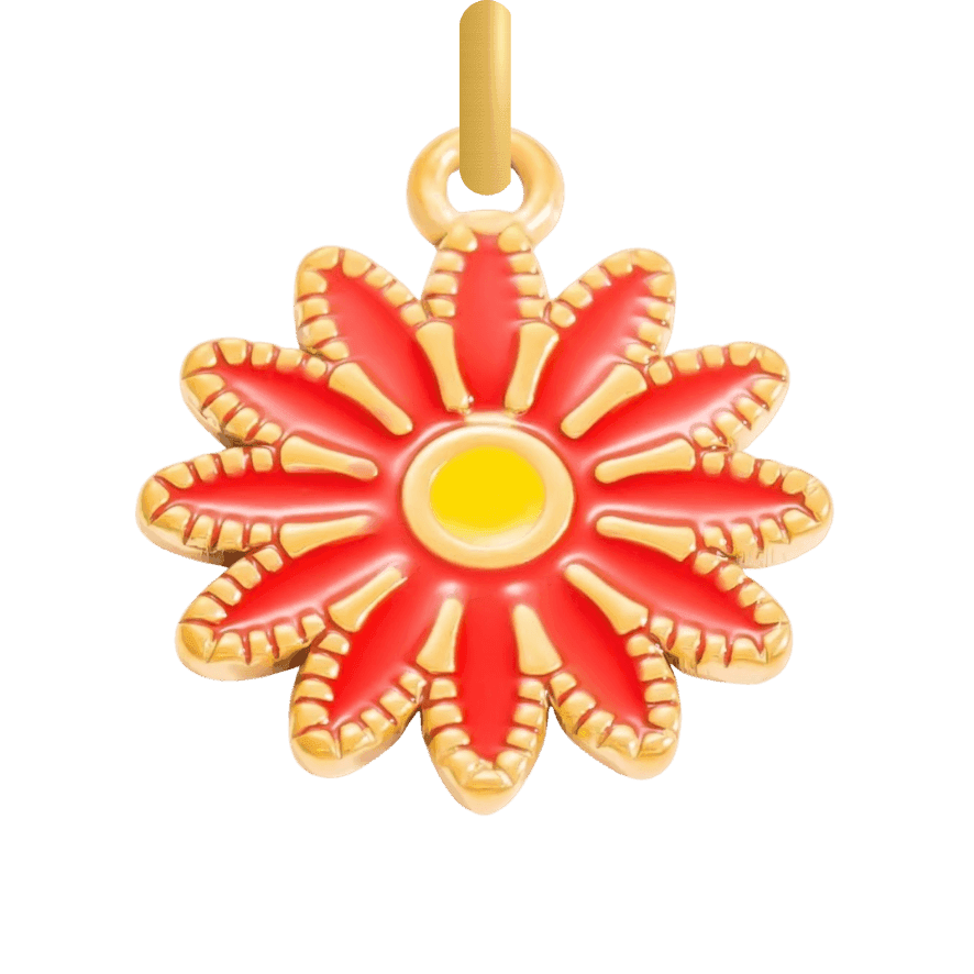 Kleurrijke Bloemen - Rood