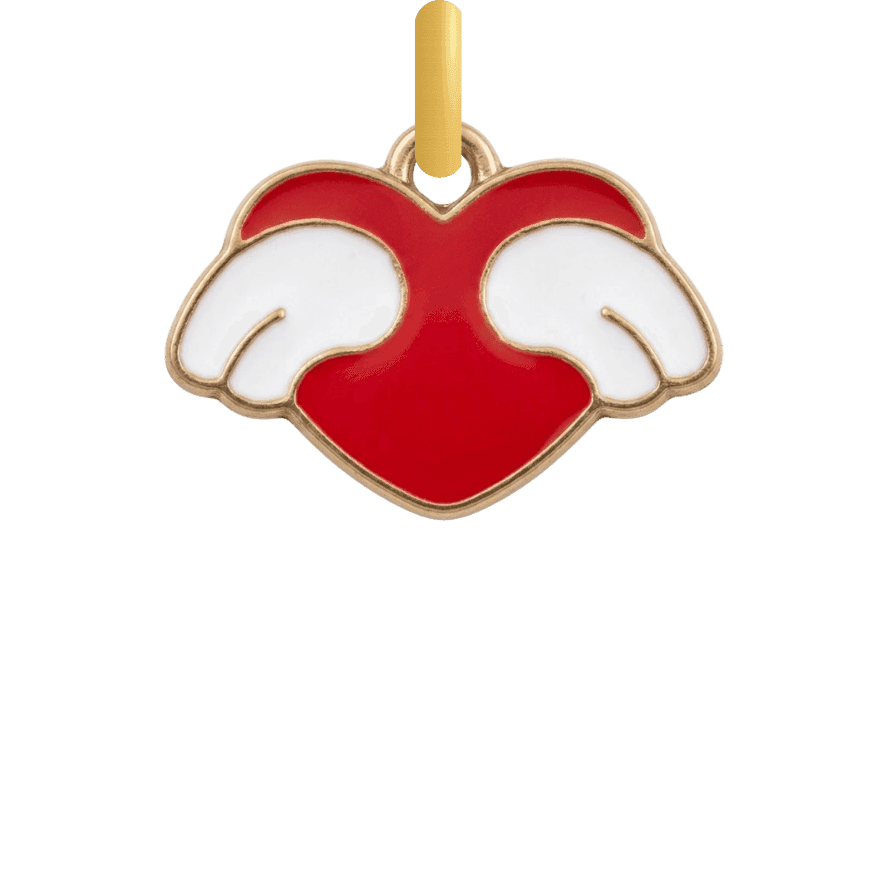 Rood Hart Met Vleugels